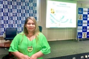 Especialista da ABES ministra palestra sobre o Plano de Segurança da Água, em Belém/PA