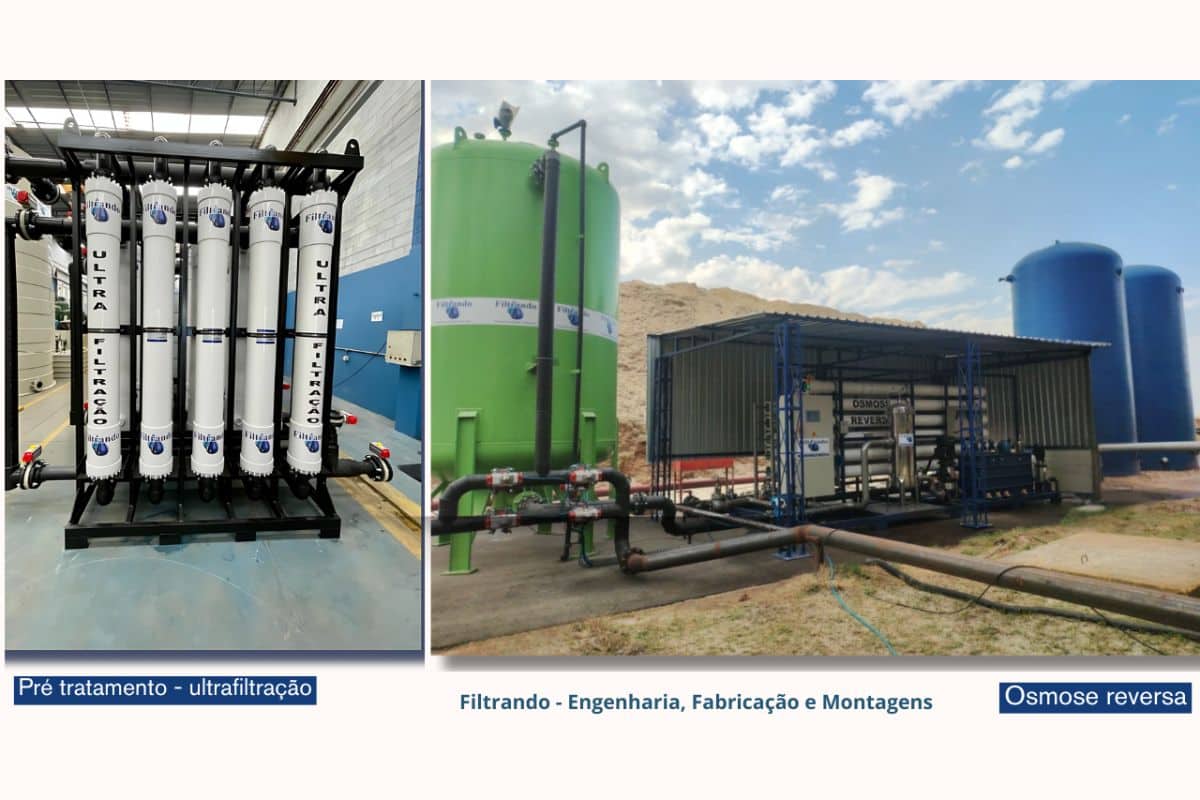 Filtrando osmose reversa