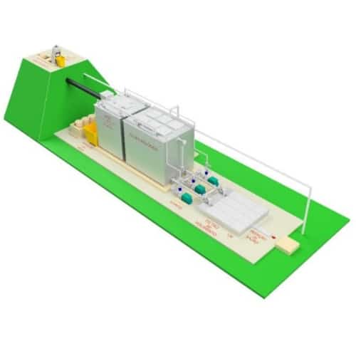 Estação de Tratamento de Esgoto Compacta