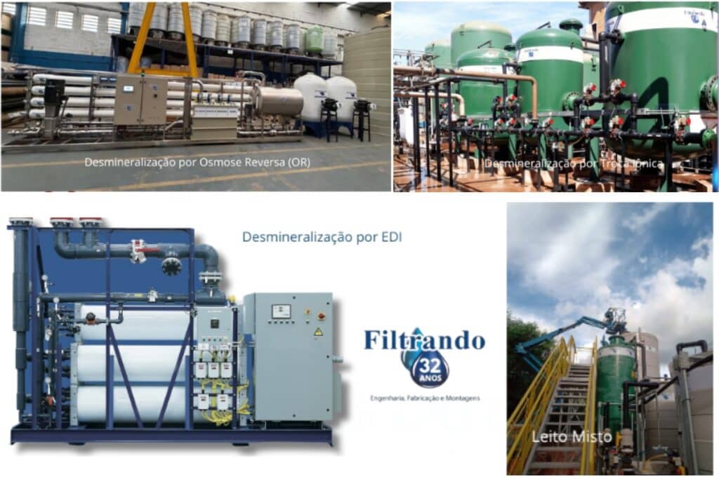 Água Desmineralizada na Indústria Quando optar por Leito Misto ou Eletrodeionização (EDI) Filtrando (2)