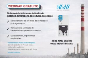 Medição da turbidez como indicador da tendência de transporte de produtos de corrosão | Webinar SWAN
