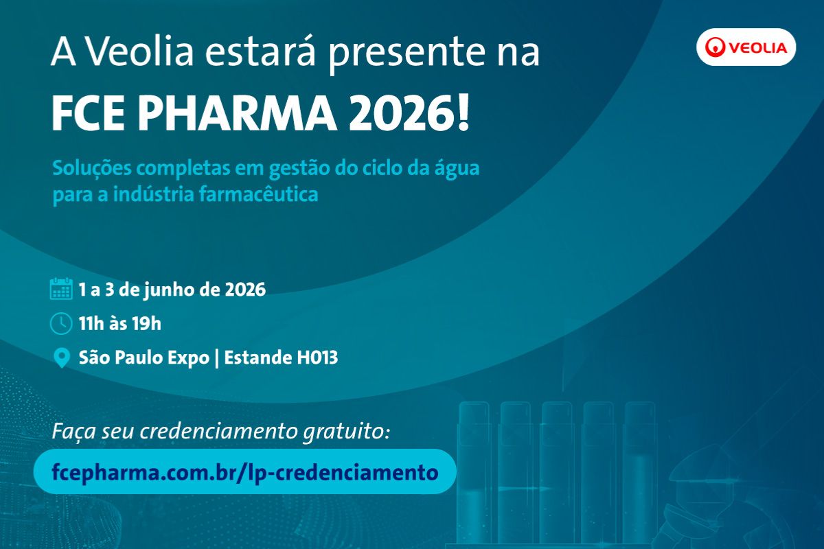 Veolia: Líder em Segurança Ambiental na FCE PHARMA 2026
