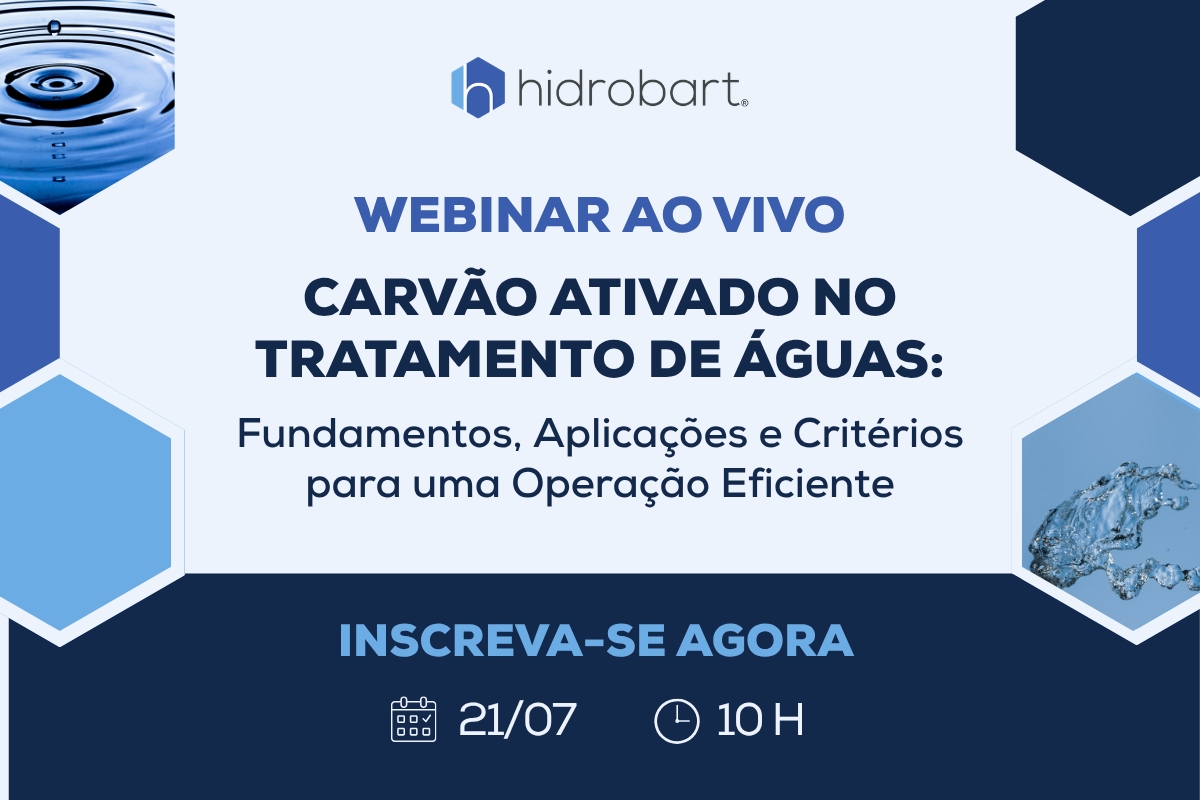 Carvão ativado não é tudo igual | Webinar Hidrobart