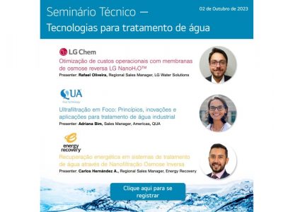 Seminário Técnico - Tecnologias para tratamento de água (1)